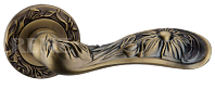 Дверная ручка RENZ мод. Виолетта (бронза матовая античная) DH 90-20 MAB
