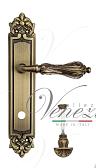 Дверная ручка Venezia на планке PL96 мод. Monte Cristo (мат. бронза) сантехническая, п