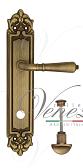 Дверная ручка Venezia на планке PL96 мод. Vignole (мат. бронза) сантехническая