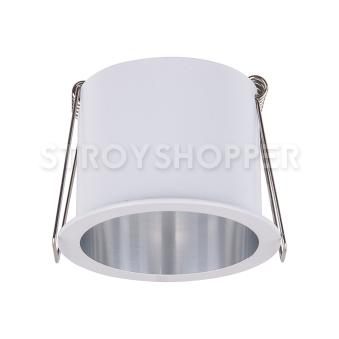 Встраиваемый точечный светильник 7004 MR16 WH/SL белый/серебро